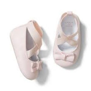 Janie and Jack light pink ballet flats sz 12 - 18 months